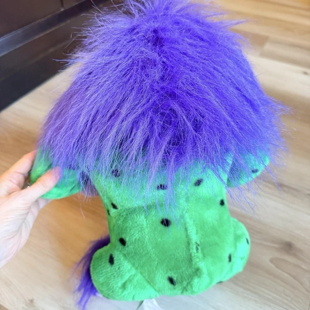 Tasmanian Devil ACE Play By Play Vintage Stuffed Animal Purple and Green Plush